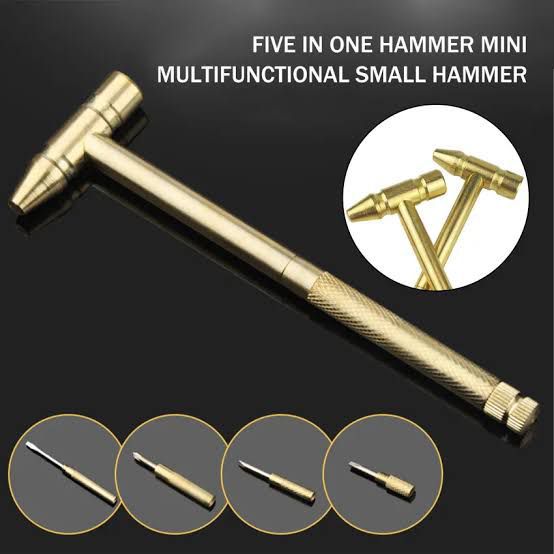 5-in-1 Multifunction Mini Craft Tool Set | Hammer & Screwdriver Kit