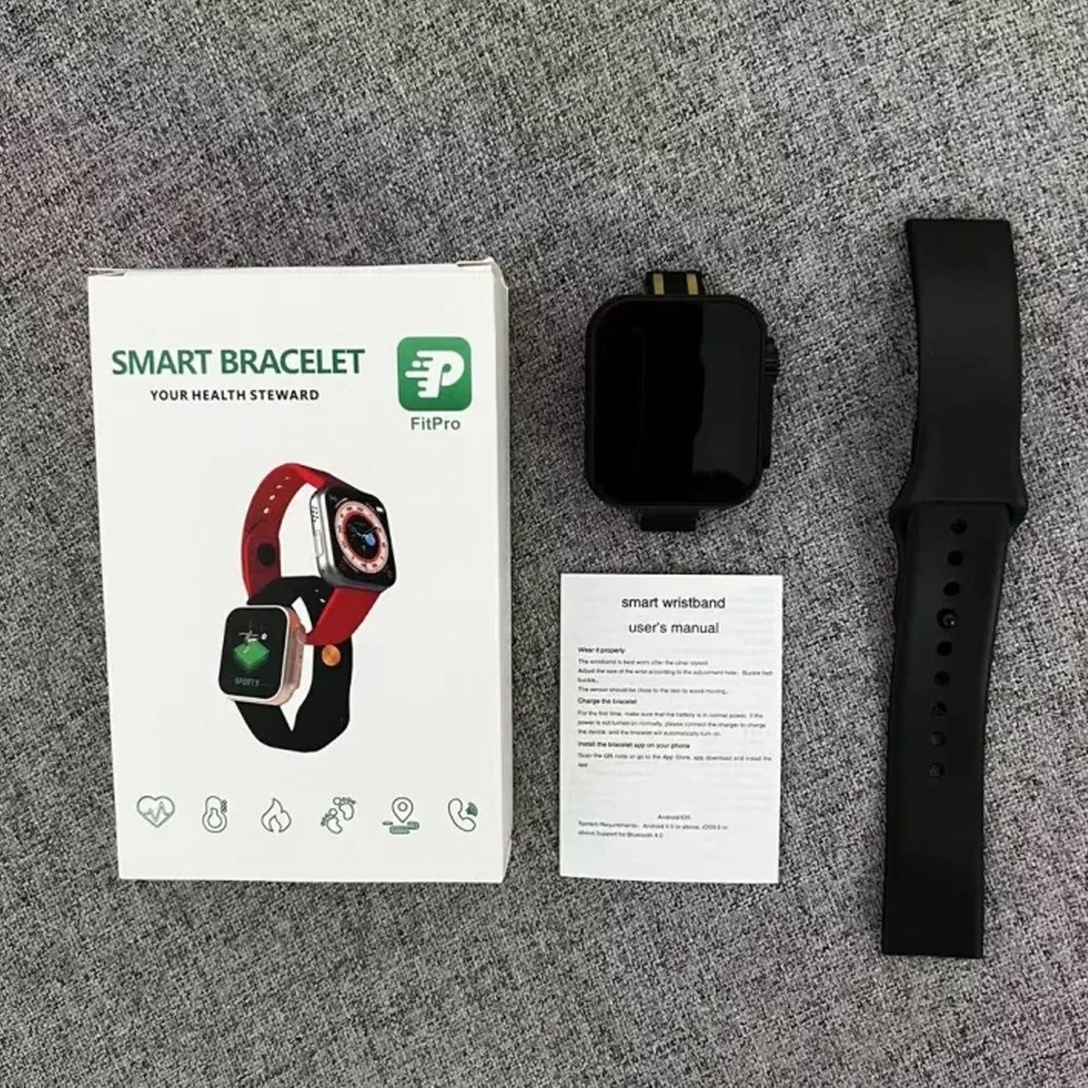 D20 Ultra Smart Watch | Fitness Tracker with Heart Rate & Blood Pressure Monitoring