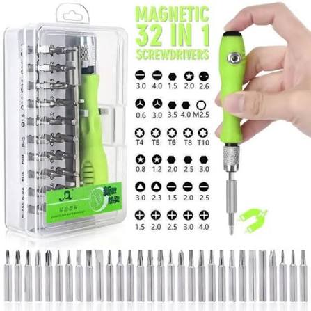 32-in-1 Precision Screwdriver Set | Multi-Bit Repair Tool Kit