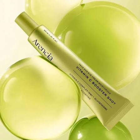 Arencia Vitamin C Booster Shot 30ml | Vitamin C & Glutathione Face and Eye Cream
