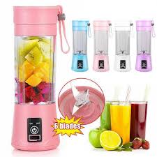 6-Blade Portable Juicer Blender | Rechargeable Fruit Smoothie Maker