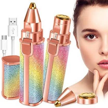 2-in-1 Flawless Eyebrow Trimmer | USB Rechargeable Facial Hair Remover