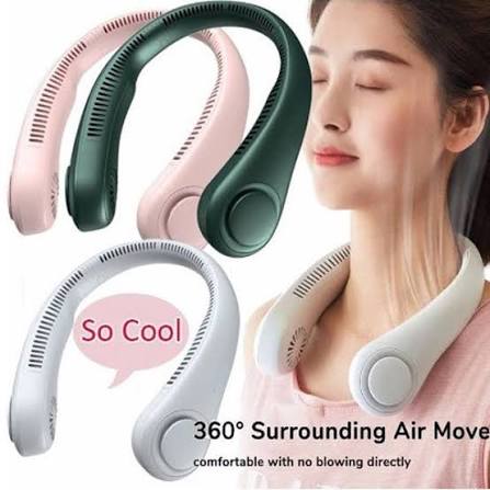 Portable Neck Fan | USB Rechargeable Adjustable Personal Fan