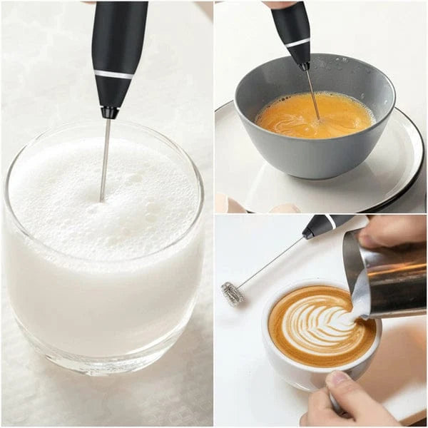 2-in-1 Electric Coffee Beater | USB Milk Frother & Egg Whisk