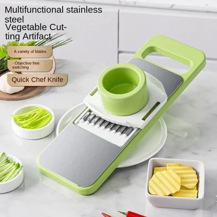 5-in-1 Vegetable Cutter | Multifunctional Slicer, Dicer & Grater