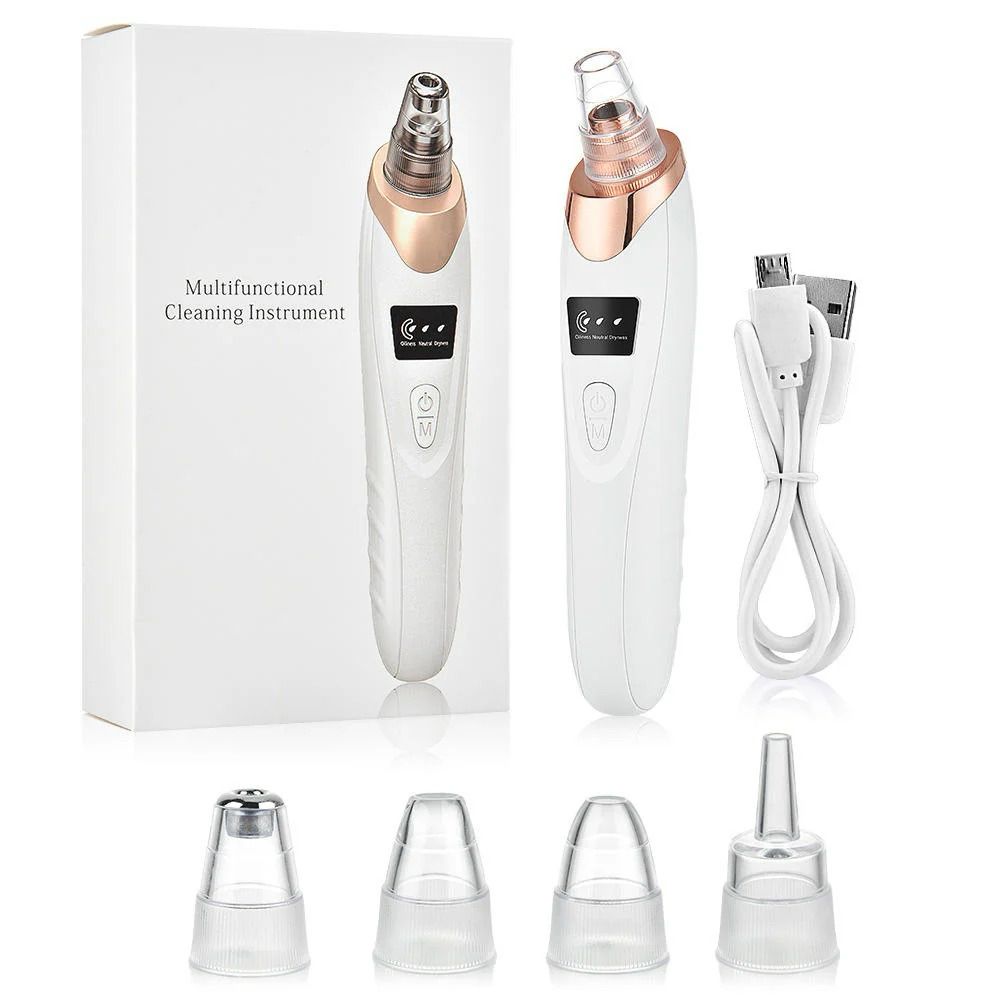 5-in-1 Blackhead Remover Machine | Rechargeable Facial Pore Vacuum