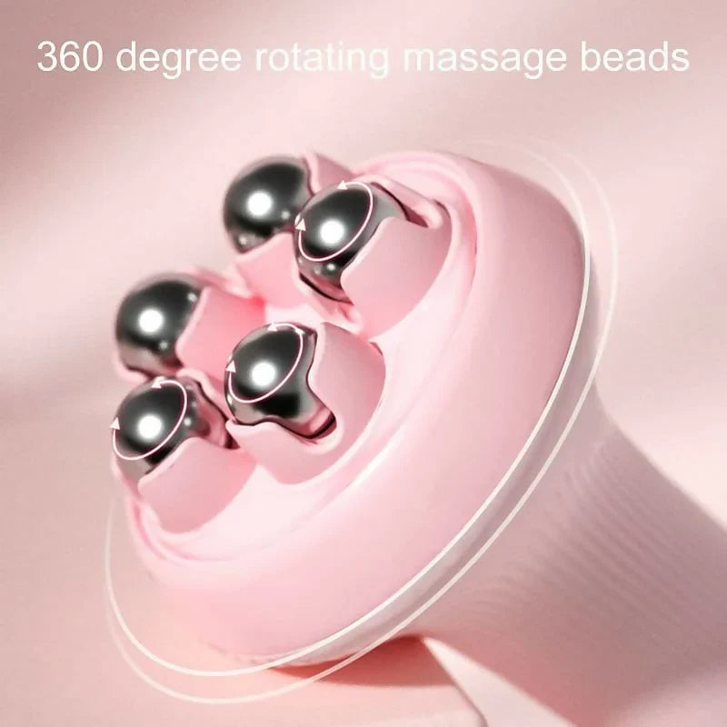 360° Roller Hand Massager – Manual Body Massage Tool for Neck & Back