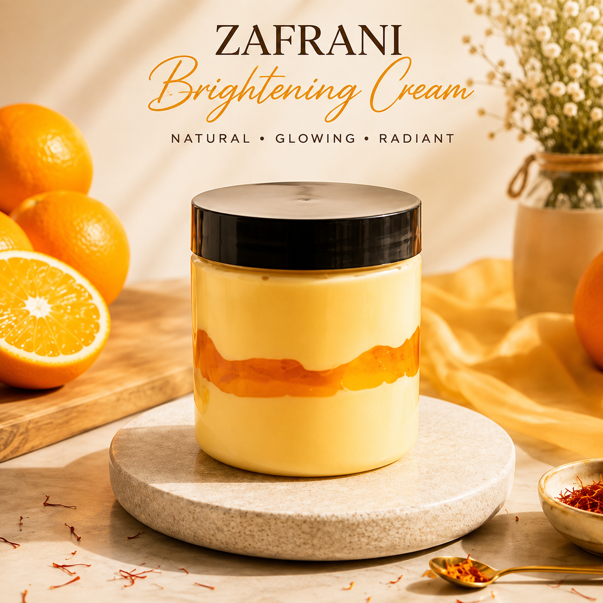 Zafrani Cream 500ML | Daily Skincare & Moisturizing Care