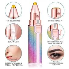 2-in-1 Flawless Eyebrow Trimmer | USB Rechargeable Facial Hair Remover
