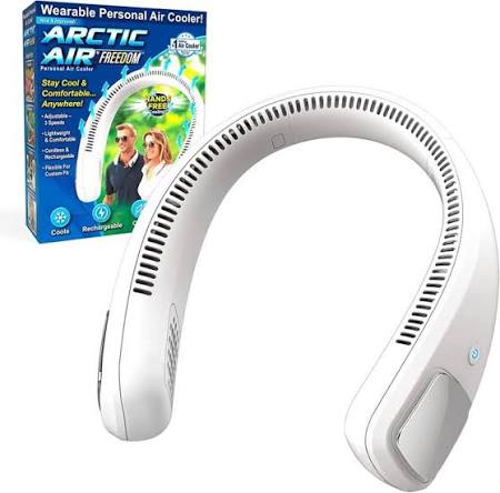 Portable Neck Fan | USB Rechargeable Adjustable Personal Fan