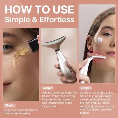 3-in-1 Face Lift Massager Wand | Facial Massage & Glow Care Tool