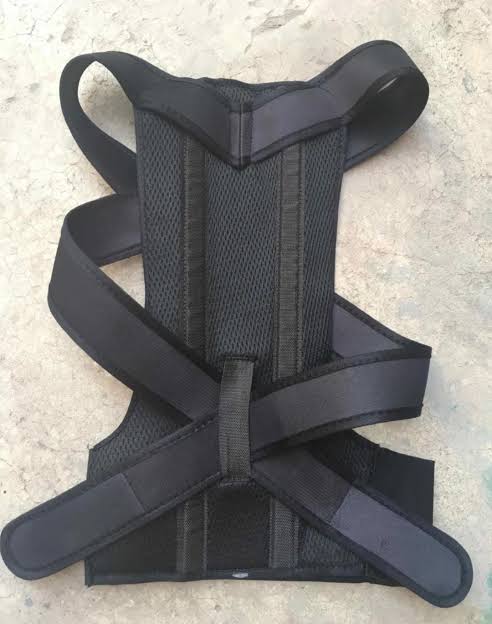 Adjustable Back Support Belt | Posture Corrector | Spine & Shoulder Brace – Large